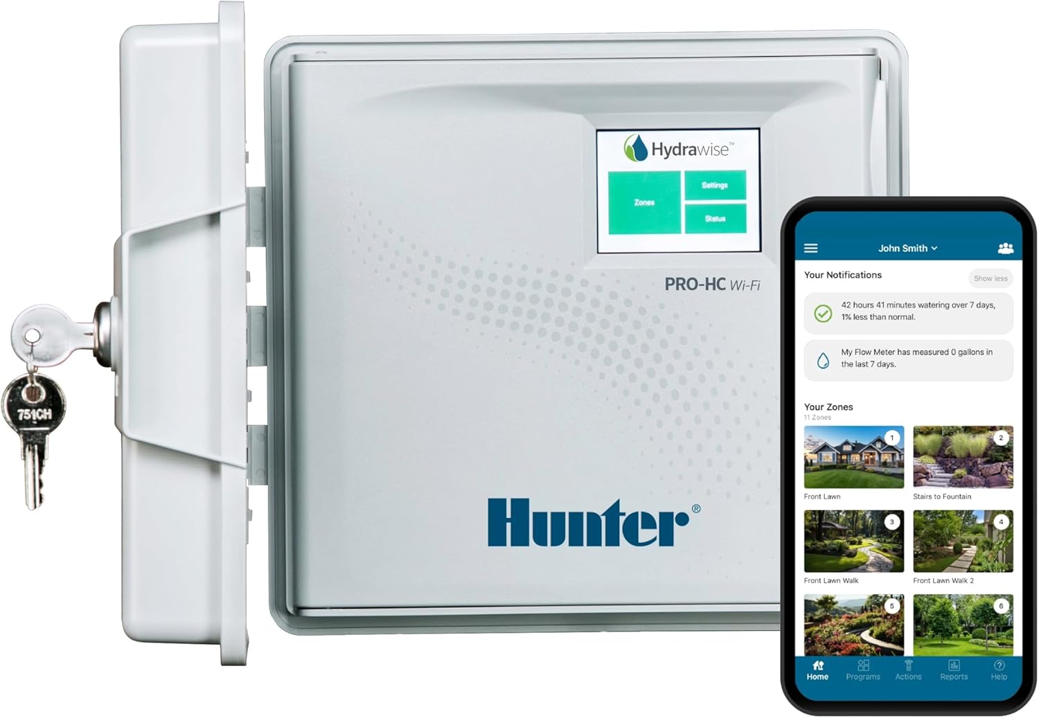 Hunter Hydrawise HC Smart Wi-Fi Irrigation Controller product photo